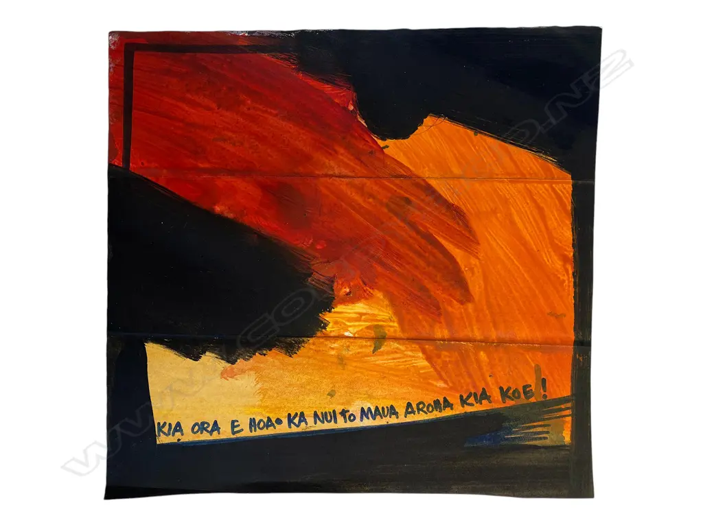 Murray Grimsdale (1943-) 'Kia ora e hoa', 1984 Image 1++